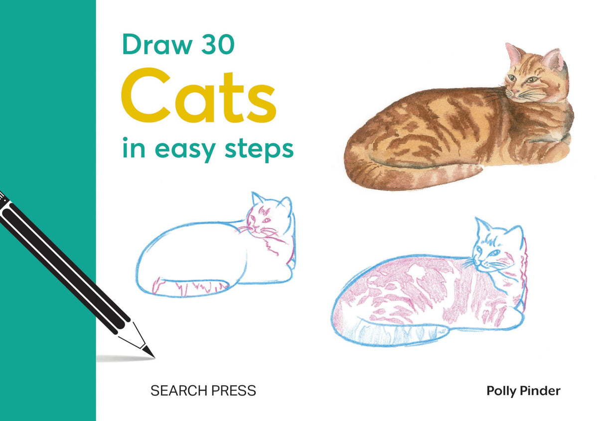 Cats: In Easy Steps (Draw 30 in Easy Steps) - Retail Maharaj