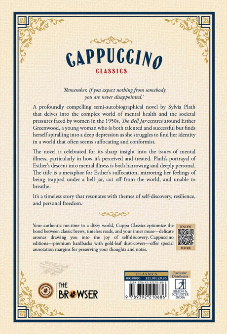 The Bell Jar (Cappuccino Classics) - Retail Maharaj