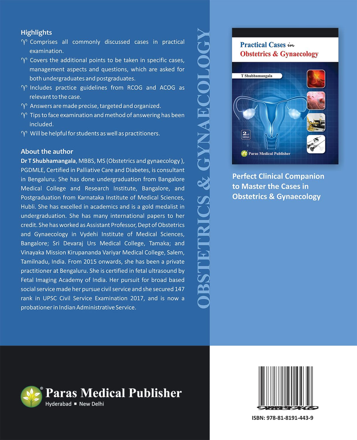 Practical Cases in Obstetrics & Gynaecology 2nd/2016 [paperback] Shunhamangala… - Retail Maharaj
