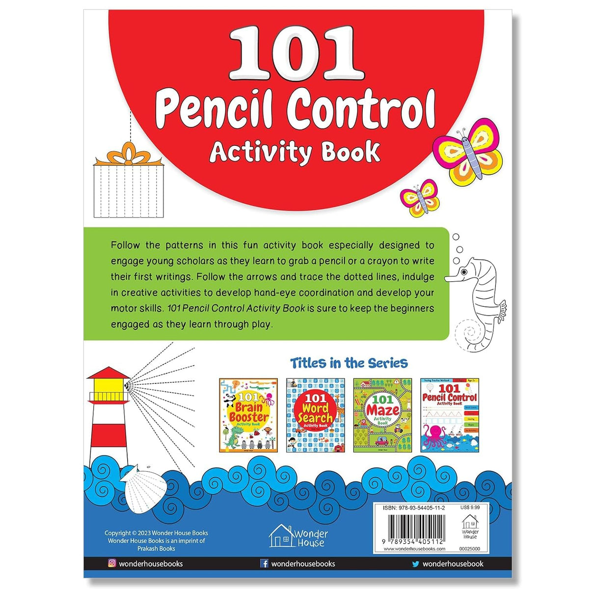 101 Pencil Control Activity Book For Kids: Tracing Practise Book | Age 2+ and up | 4 hours of writing activities - Retail Maharaj