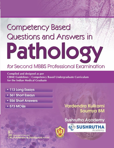 Competency Based Questions And Answers In Pathology For Second Mbbs Professional Examination (Pb 2024) - Retail Maharaj