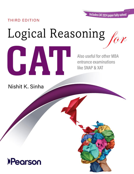 Pearson Logical Reasoning for CAT 2025 |Solved 2021 to 2024 paper | for SNAP & XAT| Includes Mock tests - Retail Maharaj