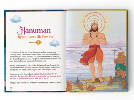 Hanuman Stories: 10 Illustrated Stories of Lord Hanuman for Children I Hindu Mythology | Indian Gods and Goddesses | Bedtime Storybook | Indian Folklore & Legends I Ages 5+ I [Select Learning - Retail Maharaj