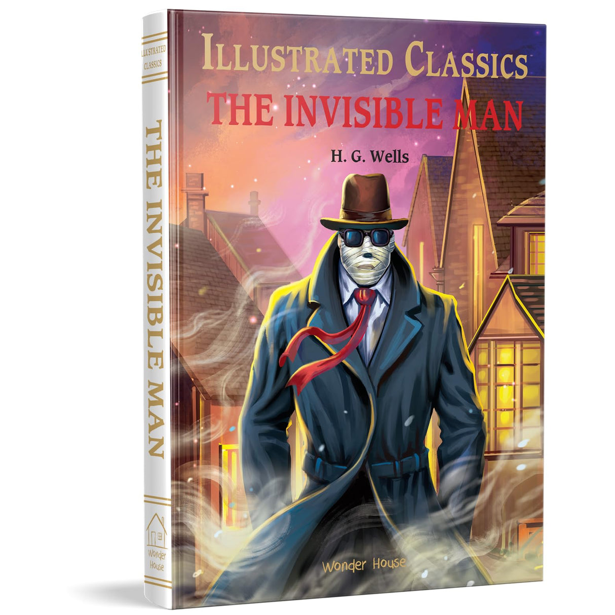 The Invisible Man: Illustrated Abridged Children Classics English Novel With Review Questions (Hardback) - Retail Maharaj
