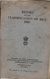 Report On The Classification Of Rice 1986