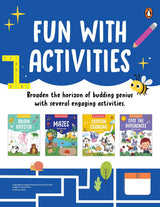 Fun with Activities Pack (4 Books): Mazes, Spot the Differences, Brain Booster & Coloring | Fun, Educational & Interactive Activity Workbook Set for ... Learning Series] (Fun with Activities Series) - Retail Maharaj