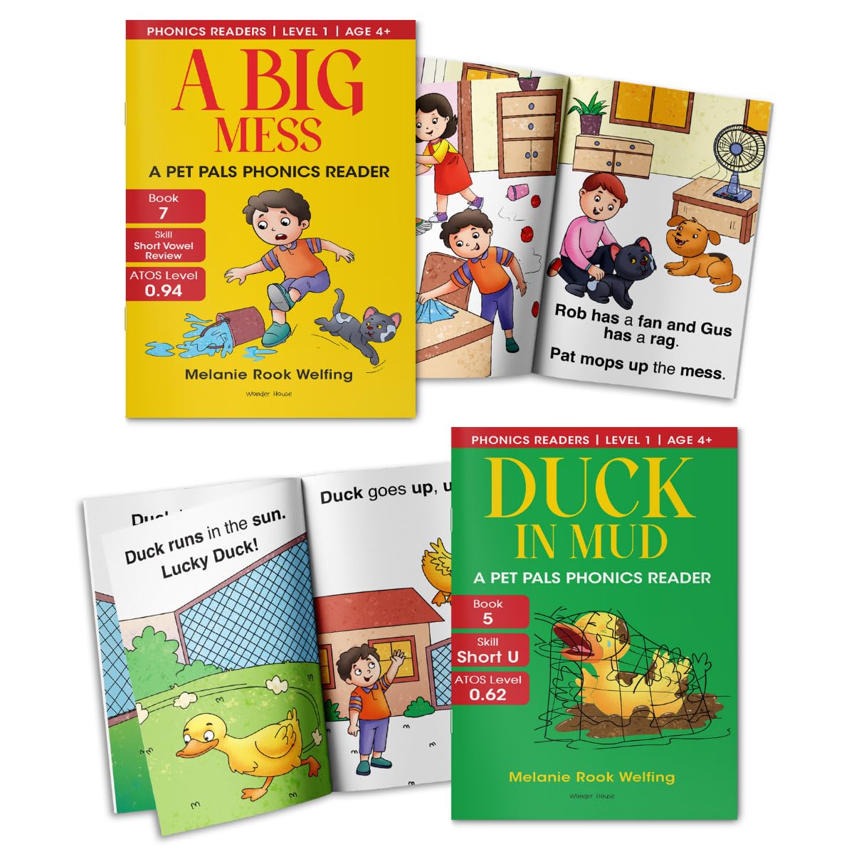 Phonics Reader Level 1 (Pack of 8) - Retail Maharaj