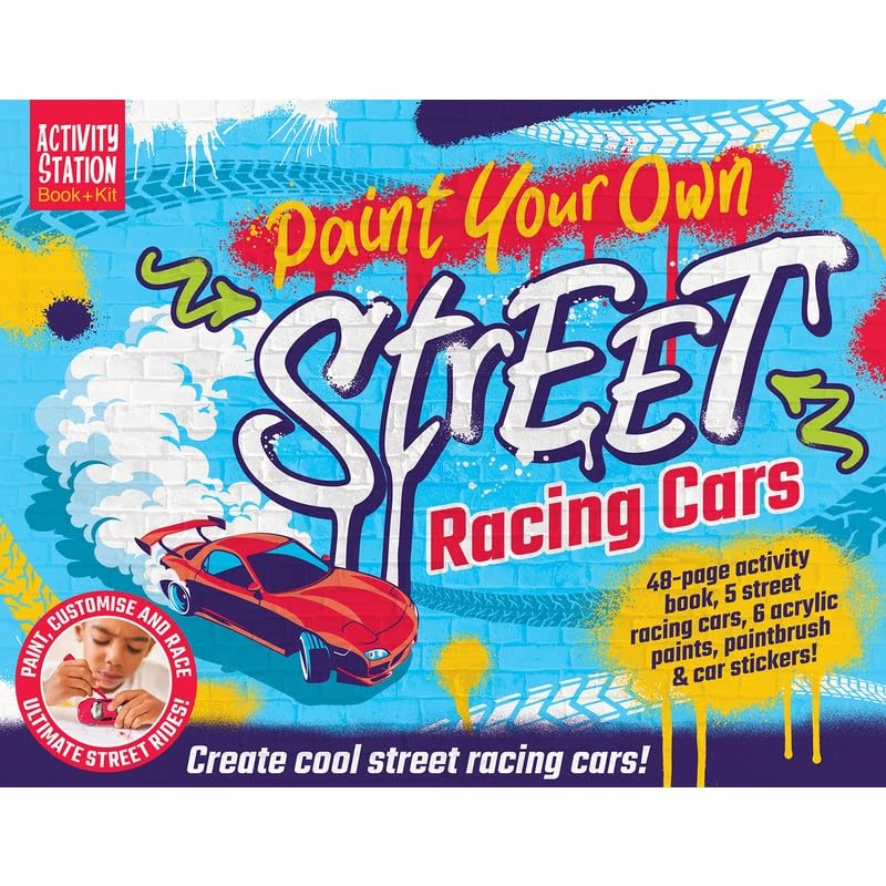 Paint Your Own'street Racing Cars - Retail Maharaj