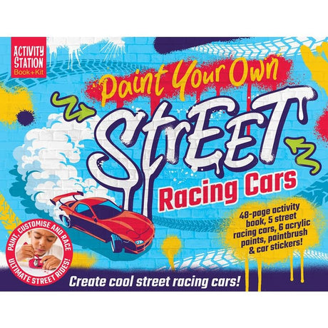 Paint Your Own'street Racing Cars - Retail Maharaj