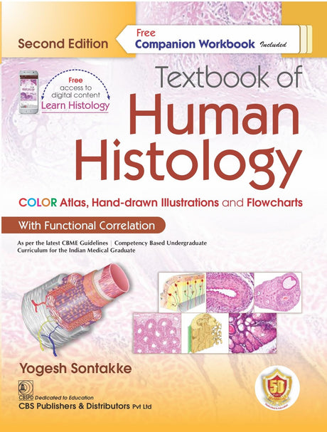 Textbook of Human Histology, Free Companion Workbook Included 2/ed [Paperback] Yogesh Sontakke - Retail Maharaj