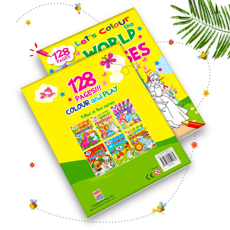 Let’s Colour the World of Princesses: Activity & Colouring Book for Kids Ages 3–9 | Perfect Gift for Drawing, Painting & Creativity | Premium Paper Quality - Retail Maharaj