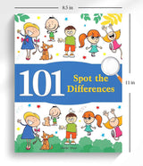 101 Spot the Differences: Fun Activity Book for Children | Improve Observation & Concentration | Ages 5–9 | 3+ Hours of Engaging Puzzles - Retail Maharaj