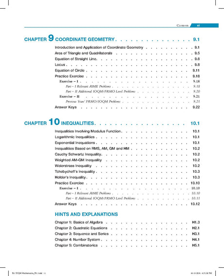 New Edition - IOQM Mathematics, 4th Edition | Indian Olympiad Qualifiers in Mathematics 2024 – 2025 | American Invitational Mathematics Examination (AIME) | Includes 2024 Paper with Solutions | - Pearson - Retail Maharaj