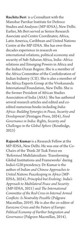 India and Africa: Deepening The Security Engagement - Retail Maharaj
