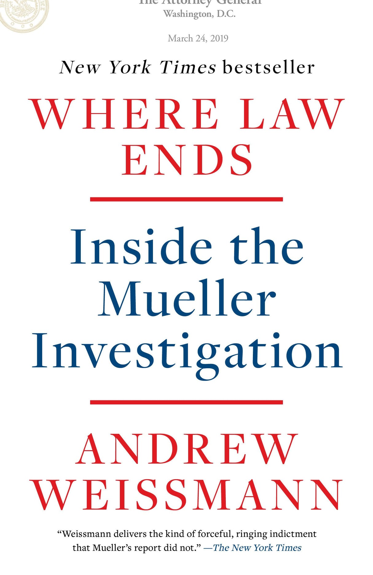 Where Law Ends: Inside the Mueller Investigation - Retail Maharaj