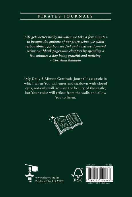 My Daily 5Minute Gratitude Journal - Retail Maharaj