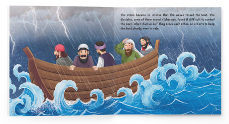 My First Illustrated Bible Story: Jesus Calms the Storm - Retail Maharaj