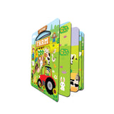 At the Farm Die Cut Window Board Book for Kids Age 3+ | Early Learning Picture Book with Die-Cut Shapes, Bright Illustrations & Fun Farm Animal Facts | Durable & Easy-to-Turn Pages - Retail Maharaj