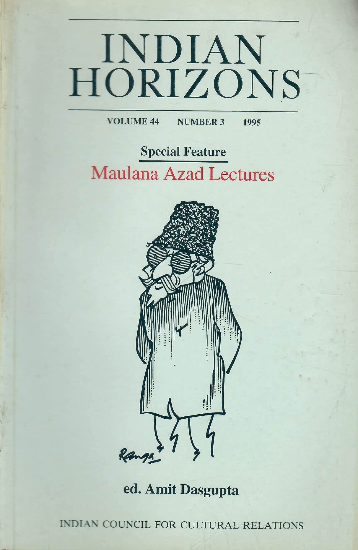 Indian Horizons - Special Feature - Maulana Azad Lectures [Paperback] Amit Dasgupta
