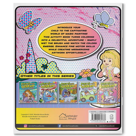 Paint with Water: Play with Princess Magical paint-with-water fun for kids | Just add water to bring princess scenes to life | Ages 3–6 | Mess-Free | 1+ Hour of Creative Play - Retail Maharaj