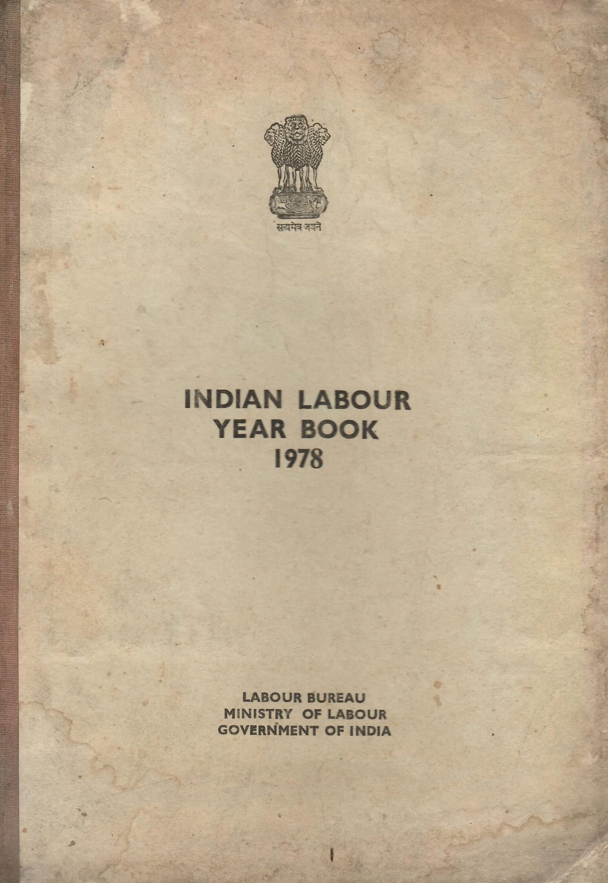 Indian Labour Year Book 1978 [Hardcover] Ministry of Labour