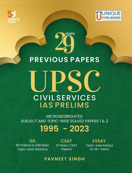 29 Years UPSC Civil Services Previous Papers (ENGLISH) - Retail Maharaj