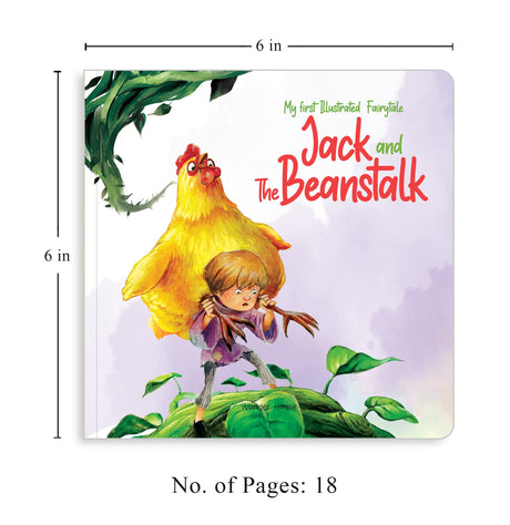 My first Illustrated Fairytale Board Book - Jack and the Beanstalk Board Book - Retail Maharaj