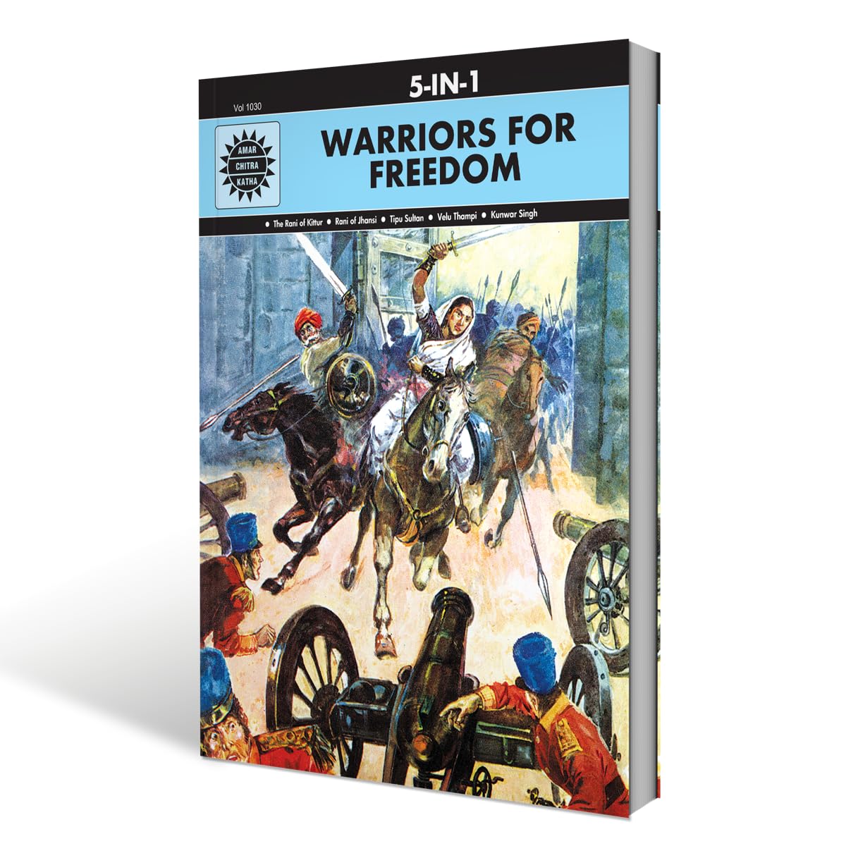 Warriors for Freedom | Inspiring Stories of India’s Brave Heroes | Comic Book | Illustrated History for Kids | Amar Chitra Katha - Retail Maharaj