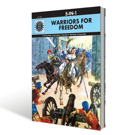 Warriors for Freedom | Inspiring Stories of India’s Brave Heroes | Comic Book | Illustrated History for Kids | Amar Chitra Katha - Retail Maharaj