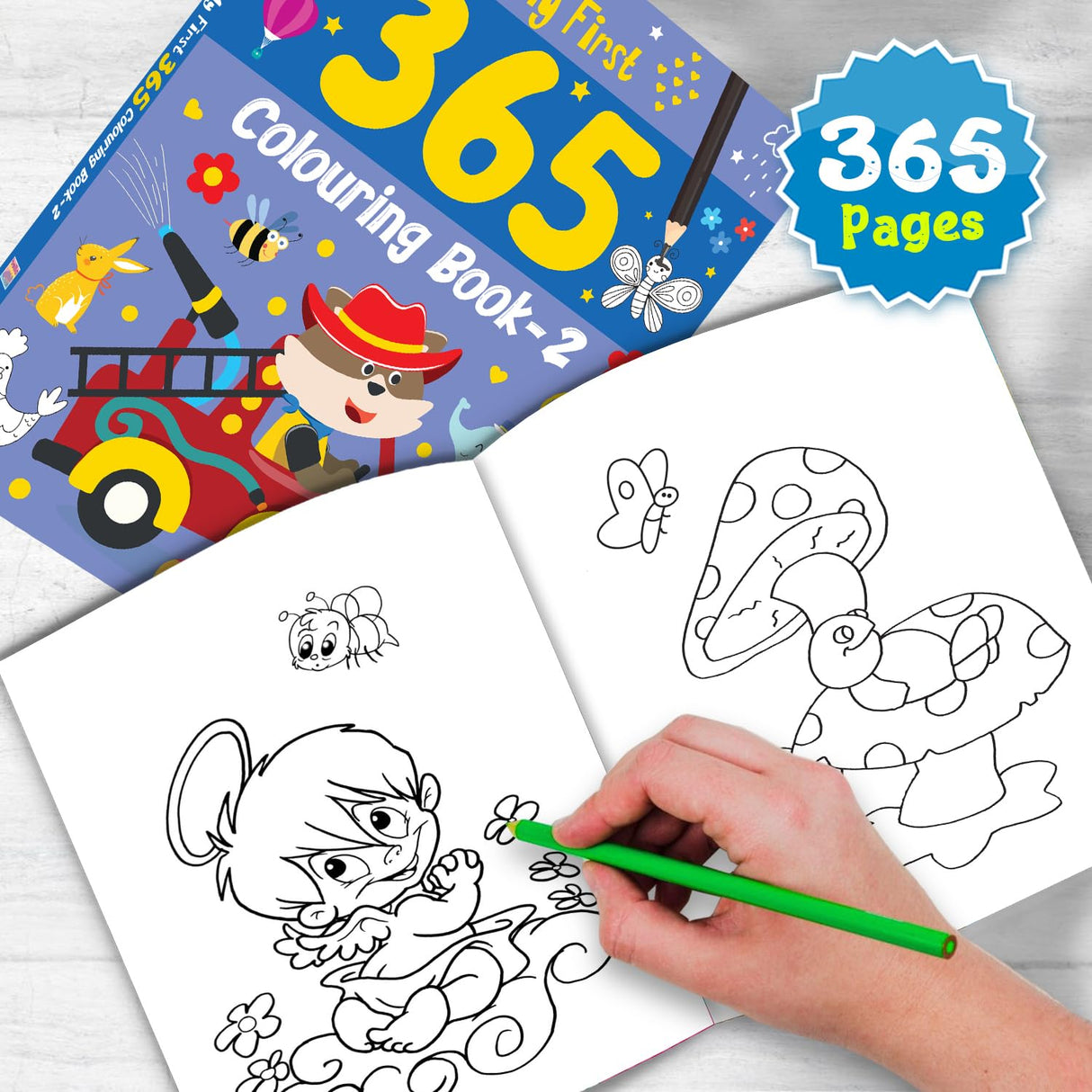 365 Colouring Book-2 - Retail Maharaj