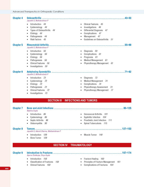 Advanced Therapeutics in Orthopedic Conditions ISBN - 9788197750076 | As per Physiotherapy Curriculum of National Commission for Allied and Healthcare Professions (NCAHP) - (PB 2026) - Retail Maharaj