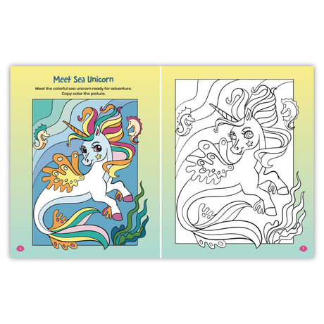 Mermaid Coloring Book: Fun Underwater Coloring Activity Book for Kids I Includes Dot-to-Dot, Number Coloring, and Copy-Color Activities | Perfect for ... I Ages 3+ [Penguin Early Learning Series] - Retail Maharaj
