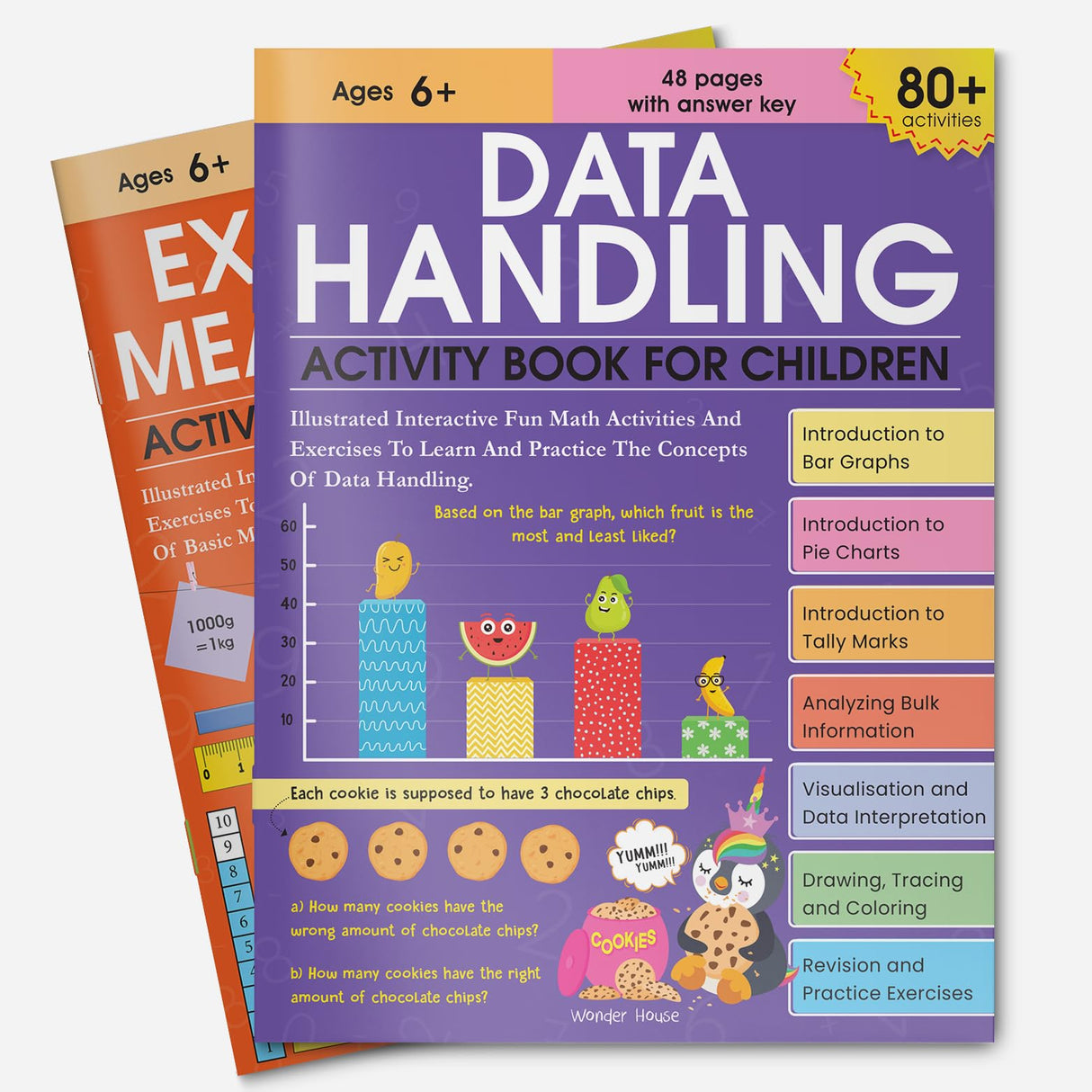 Data Handling: Activity Book for Kids | Learn Sorting, Tally Marks, Graphs & More | Ages 6–9 | Fun Math Activities to Build Analytical Skills - Retail Maharaj