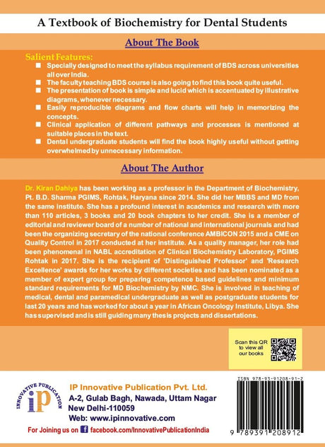 A Textbook of Biochemistry for Dental Students - Retail Maharaj