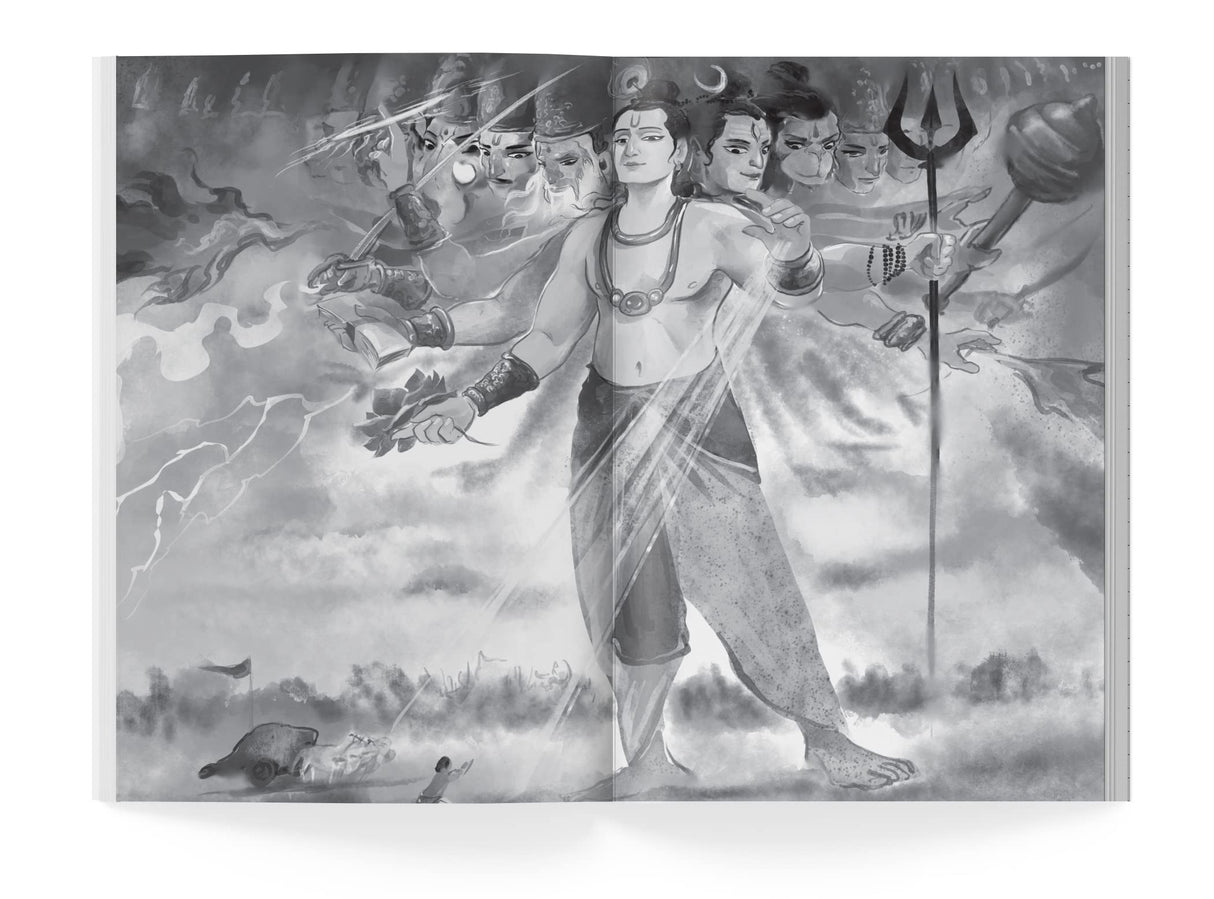 Mahabharata - Illustrated Book For Children (Paperback Edition) - Retail Maharaj