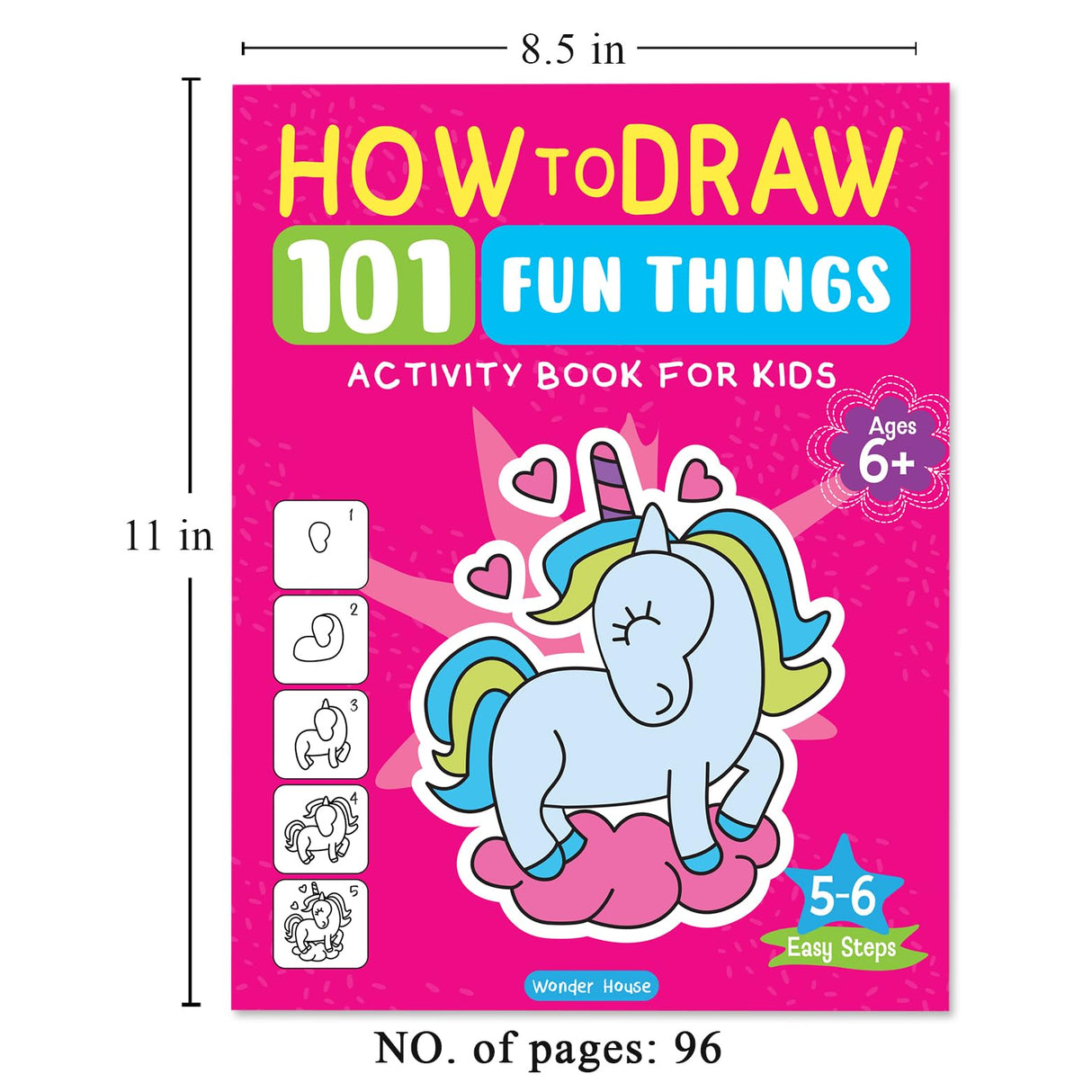 How to Draw: 101 Fun Things | Step-by-Step Drawing Activity Book for Kids | Ages 5+ | Boost Creativity & Confidence Through Art - Retail Maharaj
