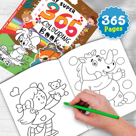 Hello Friend Books My Super Colouring Book HCB-002 - Retail Maharaj
