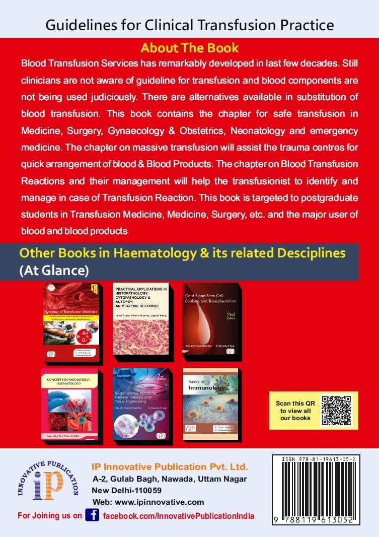 Guidelines for Clinical Transfusion Practice - Retail Maharaj