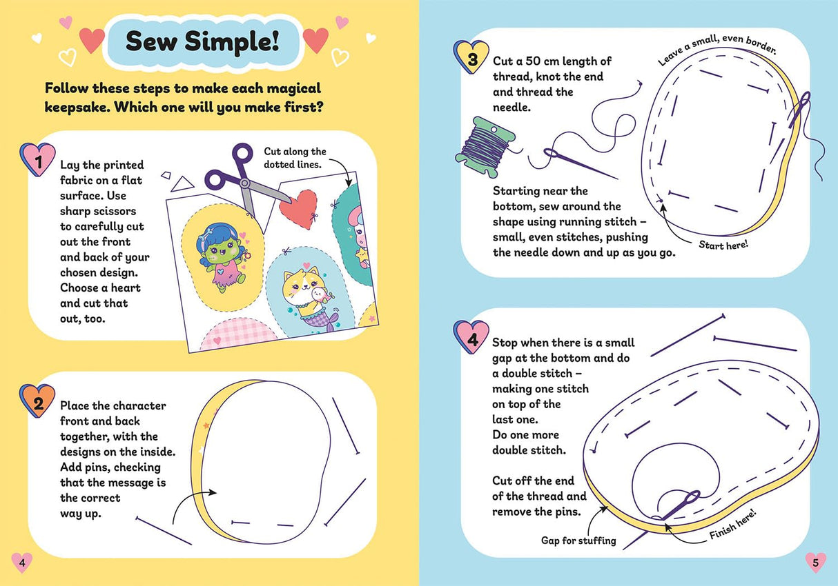 Best Friends Sewing Keepsakes Magical (Activity Station Gift Boxes) - Retail Maharaj