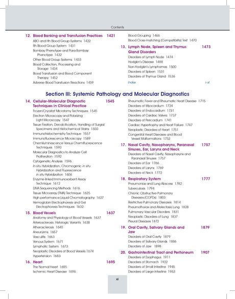 Textbook of Pathology 2 Vol Set, 2025 , 2nd Edition (Volume I: General Pathology and Hematology ), (Volume II: Systemic Pathology & Molecular Diagnostics) - Retail Maharaj
