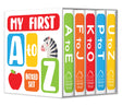 My First A to Z – Boxed Set of 5 Mini Board Books: Learn the Alphabet from A to Z with Bright Pictures & Fun Learning | Includes A–E, F–J, K–O, P–T, ... Toddlers & Preschoolers | Ages 0–5 Years - Retail Maharaj