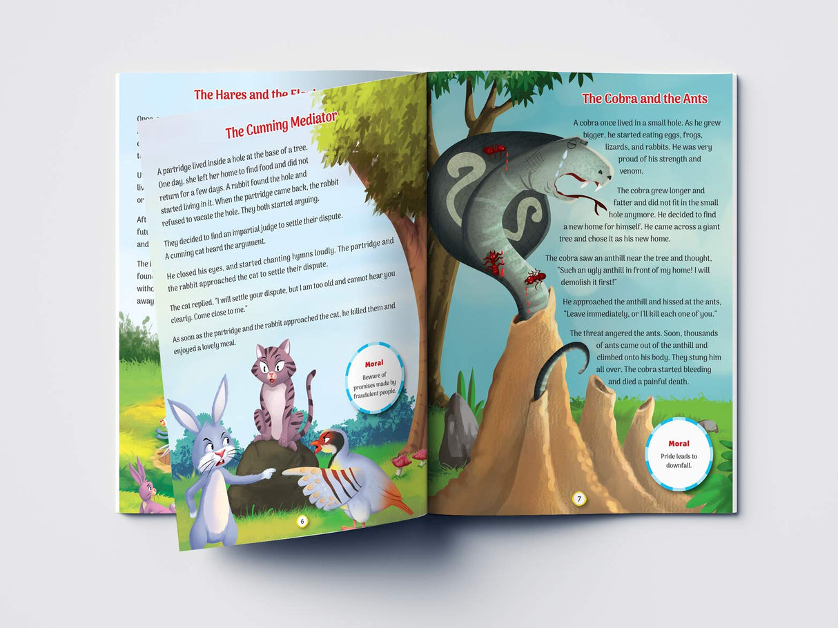 101 Tales The Great Panchatantra Collection - Collection of Witty Moral Stories For Kids For Personality Development (Hardback) - Retail Maharaj