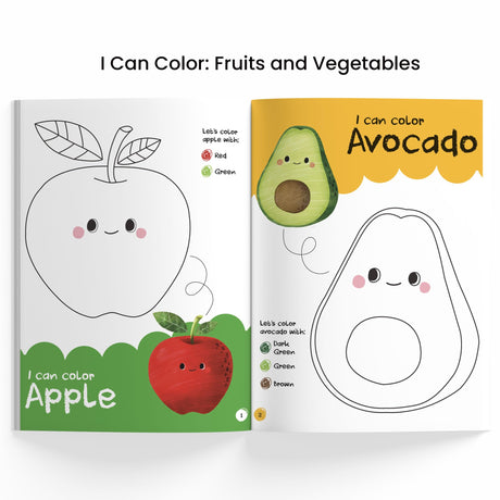 I Can Color Pack: Set of 4 Fun & Easy Coloring Books for Toddlers and Preschool Kids | Boost Creativity, Motor Skills & Learning | Perfect Gift for ... Early Learning Series] (I Can Color Series) - Retail Maharaj