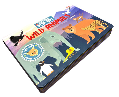 Pop Up Wild Animals Book for Kids: Interactive Learning with Adventure Pop-Up Scenes | Explore the Jungle, Safari & Forest Creatures | Fun Facts & Surprises Inside | Children’s Nature Pop-Up Book - Retail Maharaj