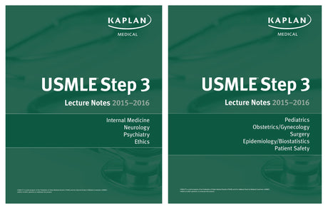 USMLE STEP 3 LECTURE NOTES BUNDLE (2VOLS) - Retail Maharaj