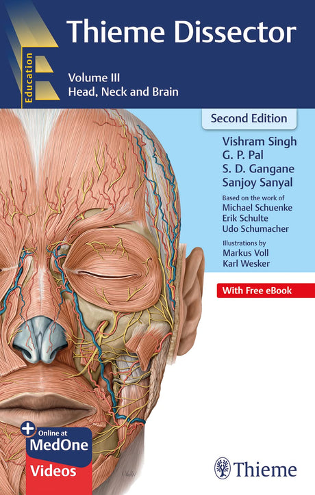 Thieme Dissector Head, Neck and Brain Volume 3 2nd Edition - Retail Maharaj
