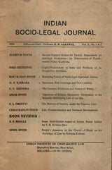 Indian Socio-Legal Journal - Vol. X , 1984