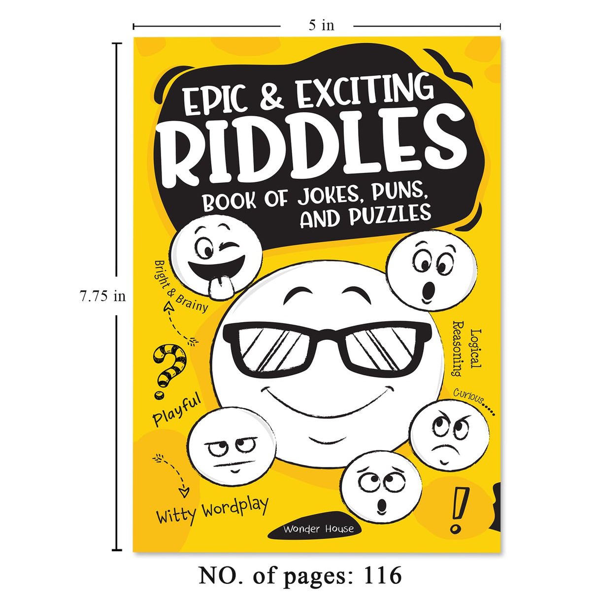 Epic and Exciting Riddles Book of Jokes, Puns, and Puzzles - Retail Maharaj