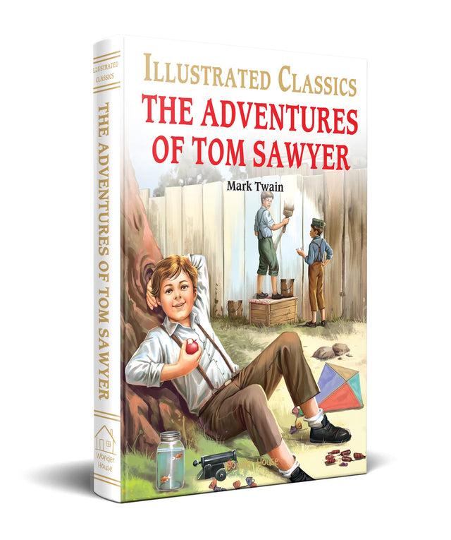 The Adventures of Tom Sawyer : llustrated Abridged Children Classic English Novel with Review Questions (Hardback - Retail Maharaj