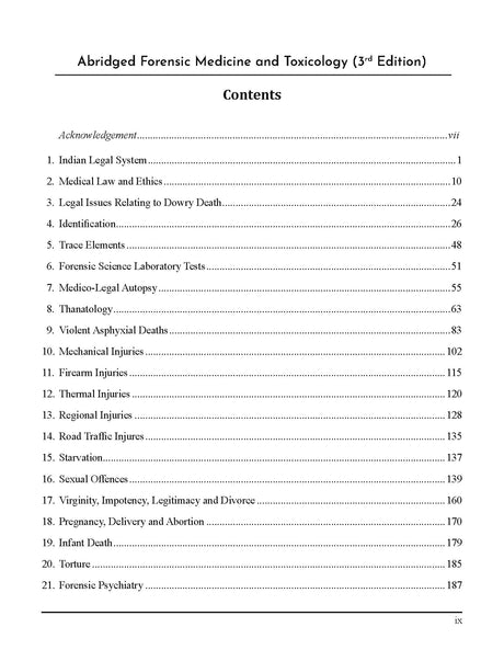 Abridged Forensic Medicine and Toxicology (3rd Edition) - Retail Maharaj